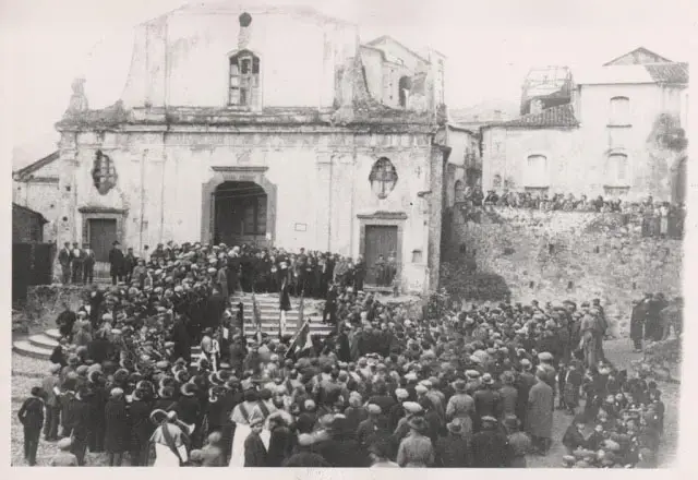 Delianuova Church of San Nicola 1920 - Private collection of Dr. Raffaele Leuzzi